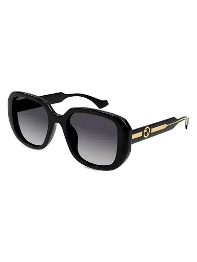 Gucci Women's La Piscine 54MM Squared Injection Sunglasses - Black Grey Gradient | Thumbnail 1 Gucci Women's La Piscine 54MM Squared Injection Sunglasses - Black Grey Gradient | Thumbnail 1
