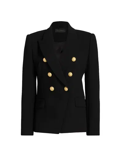 Kobi Halperin Women's West Crepe Double-Breasted Blazer - Black - Size XXL | Thumbnail 1 Kobi Halperin Women's West Crepe Double-Breasted Blazer - Black - Size XXL | Thumbnail 1
