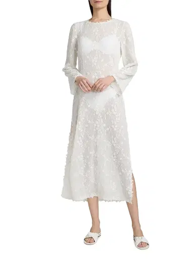 Kobi Halperin Women's London Floral-Embroidered Lace Cover-Up Maxi Dress - White | Thumbnail 2 Kobi Halperin Women's London Floral-Embroidered Lace Cover-Up Maxi Dress - White | Thumbnail 2