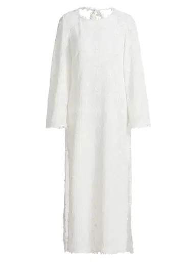 Kobi Halperin Women's London Floral-Embroidered Lace Cover-Up Maxi Dress - White | Thumbnail 1 Kobi Halperin Women's London Floral-Embroidered Lace Cover-Up Maxi Dress - White | Thumbnail 1