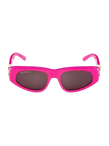 Balenciaga Women's 53MM Narrow Sunglasses - Pink | Thumbnail 2 Balenciaga Women's 53MM Narrow Sunglasses - Pink | Thumbnail 2