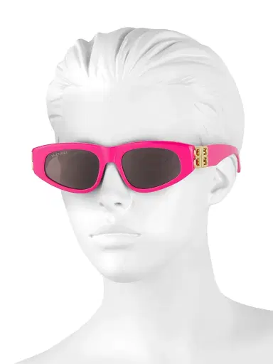 Balenciaga Women's 53MM Narrow Sunglasses - Pink | Thumbnail 4 Balenciaga Women's 53MM Narrow Sunglasses - Pink | Thumbnail 4