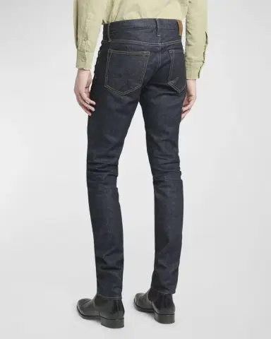 Tom Ford Men's Dark Wash Stretch Slim Fit Jeans | Thumbnail 3 Tom Ford Men's Dark Wash Stretch Slim Fit Jeans | Thumbnail 3