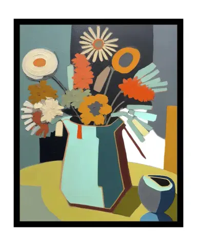 Prestige Arts "Retro Blooms 1" Giclee | Thumbnail 1 Prestige Arts "Retro Blooms 1" Giclee | Thumbnail 1