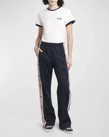Golden Goose Star Wide-Leg Side Tape Joggers | Thumbnail 2 Golden Goose Star Wide-Leg Side Tape Joggers | Thumbnail 2