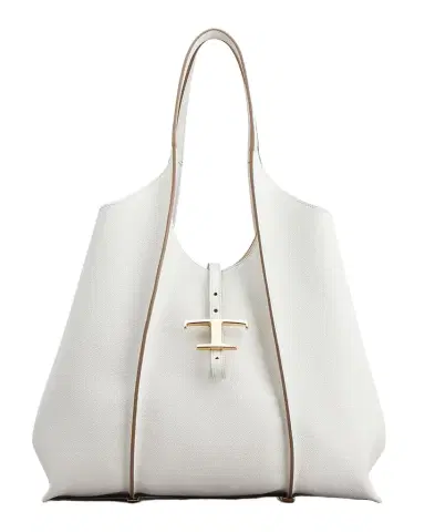 Tod 's Medium Leather T Timeless Tote Shopping Bag | Thumbnail 1 Tod 's Medium Leather T Timeless Tote Shopping Bag | Thumbnail 1