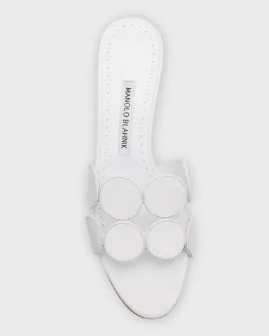 Manolo Blahnik Haribalmu Leather Slide Sandals | Thumbnail 5 Manolo Blahnik Haribalmu Leather Slide Sandals | Thumbnail 5
