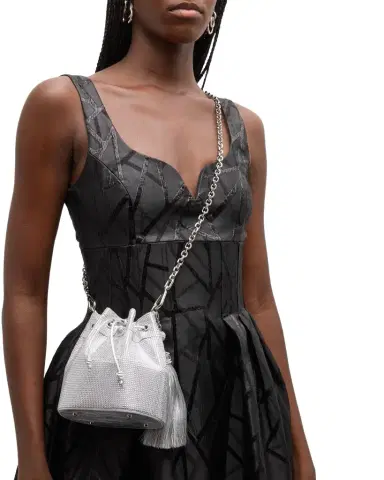 Judith Leiber Couture Piper Medium Crystal Bucket Bag | Thumbnail 1 Judith Leiber Couture Piper Medium Crystal Bucket Bag | Thumbnail 1
