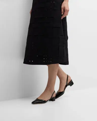 Manolo Blahnik Aspro Leather Slingback Ballerina Pumps | Thumbnail 2 Manolo Blahnik Aspro Leather Slingback Ballerina Pumps | Thumbnail 2