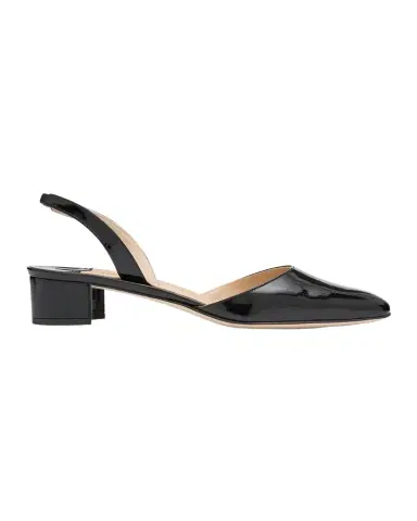 Manolo Blahnik Aspro Leather Slingback Ballerina Pumps | Thumbnail 1 Manolo Blahnik Aspro Leather Slingback Ballerina Pumps | Thumbnail 1
