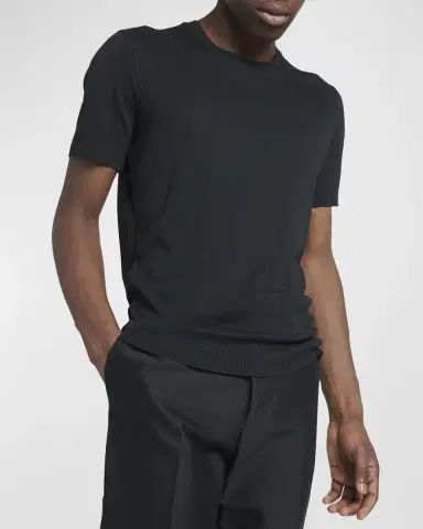 Tom Ford Men's Short-Sleeve Crewneck Sweater | Thumbnail 7 Tom Ford Men's Short-Sleeve Crewneck Sweater | Thumbnail 7