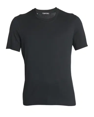 Tom Ford Men's Short-Sleeve Crewneck Sweater | Thumbnail 1 Tom Ford Men's Short-Sleeve Crewneck Sweater | Thumbnail 1