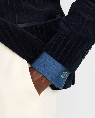 Jan Leslie Men's Square Emerald Cufflinks | Thumbnail 2 Jan Leslie Men's Square Emerald Cufflinks | Thumbnail 2