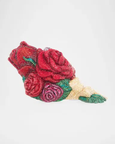 Judith Leiber Couture Corsage Roses Clutch Bag with Chain Strap | Thumbnail 5 Judith Leiber Couture Corsage Roses Clutch Bag with Chain Strap | Thumbnail 5