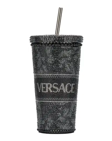 Versace Home Collection Project Barocco Embellished Travel Mug, 16.9 oz. | Thumbnail 1 Versace Home Collection Project Barocco Embellished Travel Mug, 16.9 oz. | Thumbnail 1