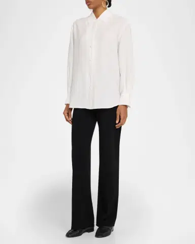 Vince Colette High-Waist Crepe Bias Pants | Thumbnail 2 Vince Colette High-Waist Crepe Bias Pants | Thumbnail 2