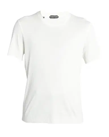Tom Ford Men's Short-Sleeve Crewneck Sweater | Thumbnail 1 Tom Ford Men's Short-Sleeve Crewneck Sweater | Thumbnail 1