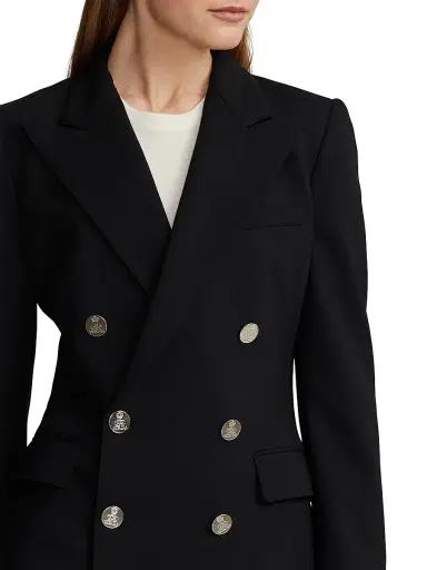 Ralph Lauren Collection Women's Iconic Style Camden Double-Breasted Blazer - Black - Size 6 | Thumbnail 6 Ralph Lauren Collection Women's Iconic Style Camden Double-Breasted Blazer - Black - Size 6 | Thumbnail 6