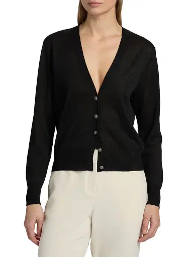 Kobi Halperin Women's Jenna Jersey Cardigan - Black - Size XXL | Thumbnail 3 Kobi Halperin Women's Jenna Jersey Cardigan - Black - Size XXL | Thumbnail 3
