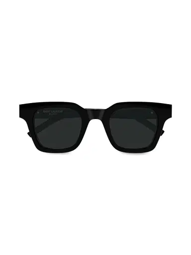 Saint Laurent Women's 47MM Square Sunglasses - Black | Thumbnail 2 Saint Laurent Women's 47MM Square Sunglasses - Black | Thumbnail 2