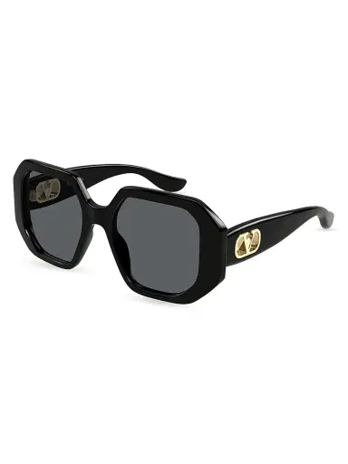 Valentino Garavani Women's Vain Bold 55MM Geometric Sunglasses | Thumbnail 1 Valentino Garavani Women's Vain Bold 55MM Geometric Sunglasses | Thumbnail 1