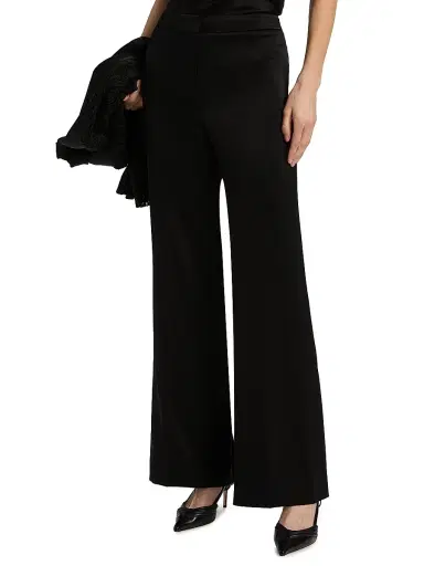 Ungaro Women's Kyra Satin Trousers - Black | Thumbnail 3 Ungaro Women's Kyra Satin Trousers - Black | Thumbnail 3