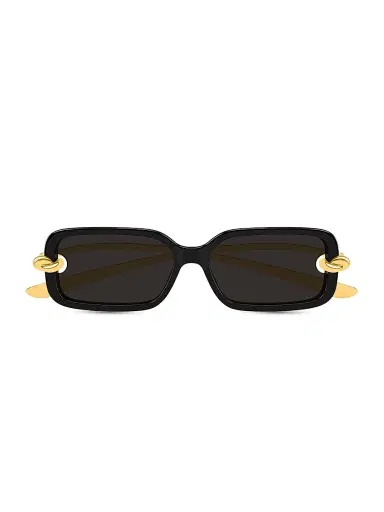 Bottega Veneta Women's Knot 56MM Rectangular Sunglasses | Thumbnail 2 Bottega Veneta Women's Knot 56MM Rectangular Sunglasses | Thumbnail 2