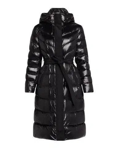 Mackage Coralia Lustrous Light Down Coat with Sash Belt | Thumbnail 1 Mackage Coralia Lustrous Light Down Coat with Sash Belt | Thumbnail 1