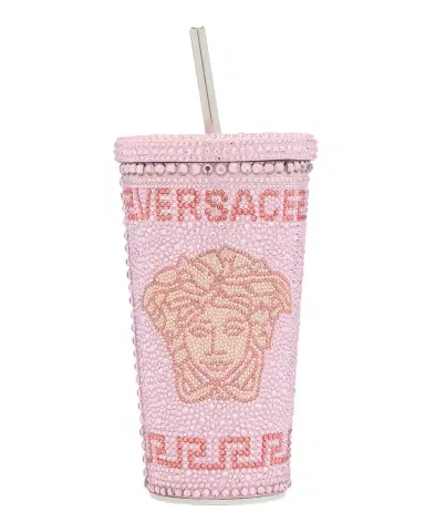 Versace Medusa Studded Travel Mug | Thumbnail 1 Versace Medusa Studded Travel Mug | Thumbnail 1