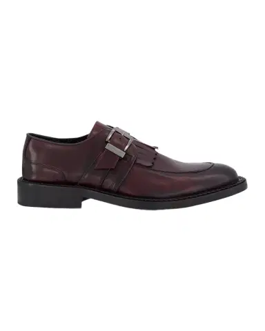 Karl Lagerfeld Paris Men 's Leather Fringe Single Monk Strap Loafers | Thumbnail 1 Karl Lagerfeld Paris Men 's Leather Fringe Single Monk Strap Loafers | Thumbnail 1