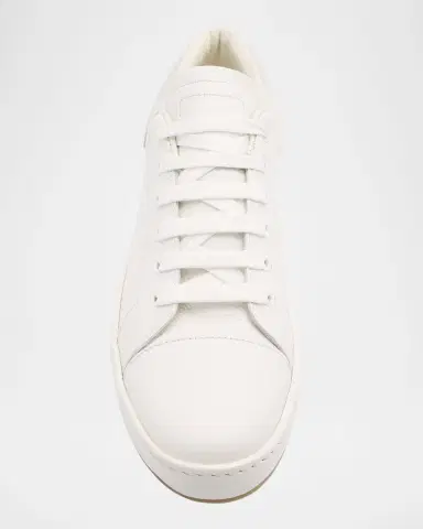 Giuseppe Zanotti Men's Gz-City Tonal Leather Low-Top Sneakers | Thumbnail 4 Giuseppe Zanotti Men's Gz-City Tonal Leather Low-Top Sneakers | Thumbnail 4