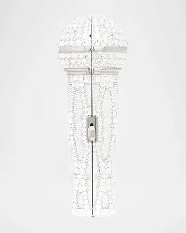 Judith Leiber Couture Microphone Crystal Clutch Bag with Chain Strap | Thumbnail 5 Judith Leiber Couture Microphone Crystal Clutch Bag with Chain Strap | Thumbnail 5