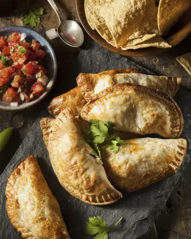 The Cajun Turkey Co Chicken Empanadas, 10 Pieces - Serves 5-10 | Thumbnail 1 The Cajun Turkey Co Chicken Empanadas, 10 Pieces - Serves 5-10 | Thumbnail 1