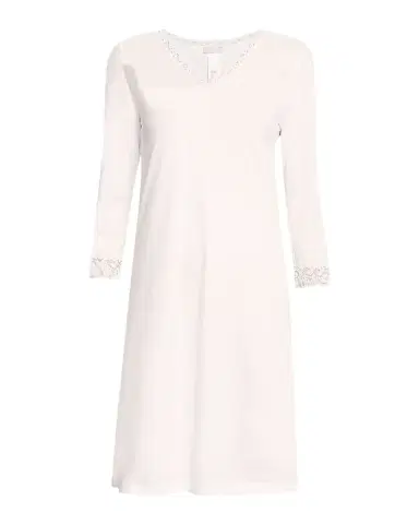 Hanro Moments Lace-Trim Cotton Nightgown | Thumbnail 1 Hanro Moments Lace-Trim Cotton Nightgown | Thumbnail 1