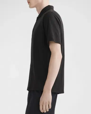 rag & bone Men 's Classic Flame Polo Shirt | Thumbnail 5 rag & bone Men 's Classic Flame Polo Shirt | Thumbnail 5