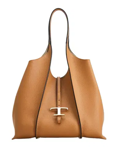 Tod 's Medium Leather T Timeless Tote Shopping Bag | Thumbnail 1 Tod 's Medium Leather T Timeless Tote Shopping Bag | Thumbnail 1