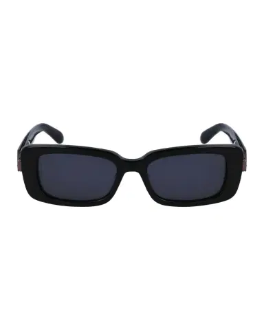 Ferragamo Gancini Evolution Acetate & Metal Rectangle Sunglasses | Thumbnail 1 Ferragamo Gancini Evolution Acetate & Metal Rectangle Sunglasses | Thumbnail 1