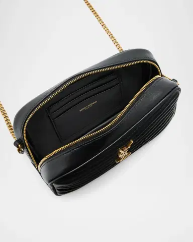 Saint Laurent Lou Mini YSL Camera Bag in Smooth Quilted Leather | Thumbnail 2 Saint Laurent Lou Mini YSL Camera Bag in Smooth Quilted Leather | Thumbnail 2