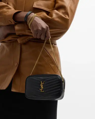 Saint Laurent Lou Mini YSL Camera Bag in Smooth Quilted Leather | Thumbnail 3 Saint Laurent Lou Mini YSL Camera Bag in Smooth Quilted Leather | Thumbnail 3