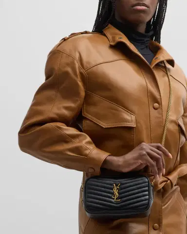 Saint Laurent Lou Mini YSL Camera Bag in Smooth Quilted Leather | Thumbnail 1 Saint Laurent Lou Mini YSL Camera Bag in Smooth Quilted Leather | Thumbnail 1