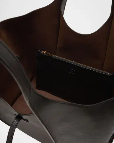 Tod 's Medium Leather T Timeless Tote Shopping Bag | Thumbnail 5 Tod 's Medium Leather T Timeless Tote Shopping Bag | Thumbnail 5