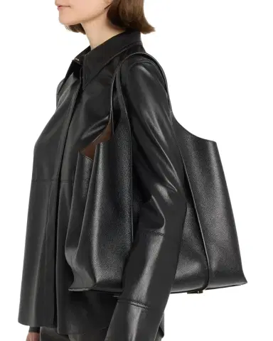 Tod 's Medium Leather T Timeless Tote Shopping Bag | Thumbnail 1 Tod 's Medium Leather T Timeless Tote Shopping Bag | Thumbnail 1