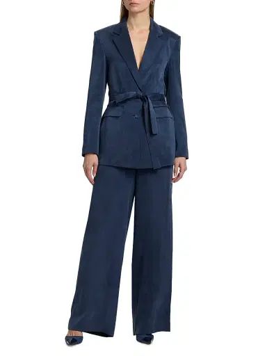 Kobi Halperin Women's Jessi Tie-Waist Blazer - Midnight Blue - Size XL | Thumbnail 2 Kobi Halperin Women's Jessi Tie-Waist Blazer - Midnight Blue - Size XL | Thumbnail 2