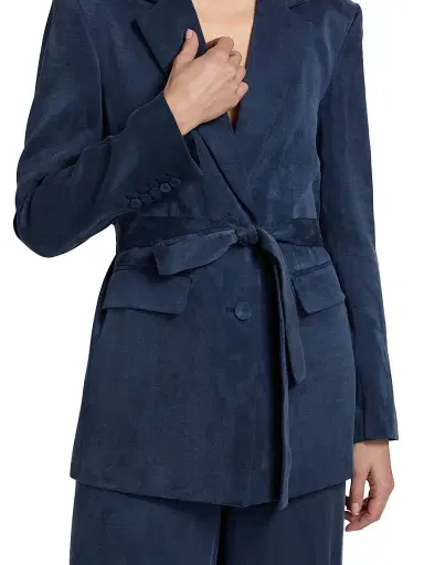Kobi Halperin Women's Jessi Tie-Waist Blazer - Midnight Blue - Size XL | Thumbnail 7 Kobi Halperin Women's Jessi Tie-Waist Blazer - Midnight Blue - Size XL | Thumbnail 7