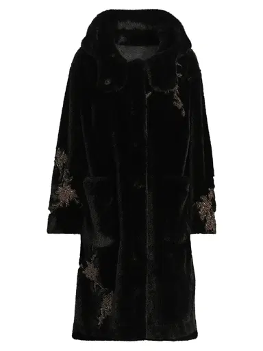 Kobi Halperin Women's Peggy Faux-Fur Hooded Coat | Thumbnail 1 Kobi Halperin Women's Peggy Faux-Fur Hooded Coat | Thumbnail 1