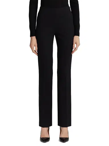 Ralph Lauren Collection Women's Alandra Stretch Wool Pants - Black | Thumbnail 3 Ralph Lauren Collection Women's Alandra Stretch Wool Pants - Black | Thumbnail 3