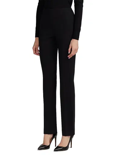Ralph Lauren Collection Women's Alandra Stretch Wool Pants - Black | Thumbnail 4 Ralph Lauren Collection Women's Alandra Stretch Wool Pants - Black | Thumbnail 4