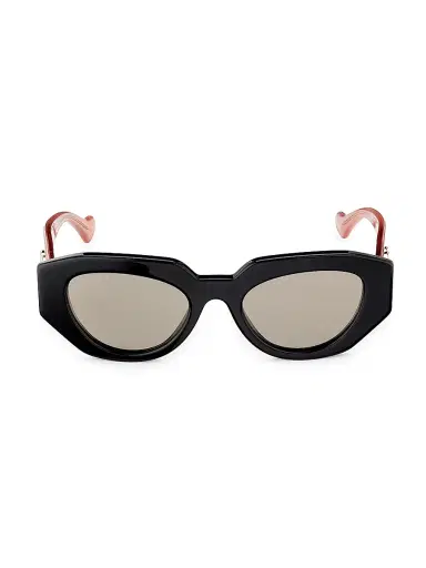 Gucci Women's Generation 51MM Geometric Sunglasses - Black Beige | Thumbnail 2 Gucci Women's Generation 51MM Geometric Sunglasses - Black Beige | Thumbnail 2