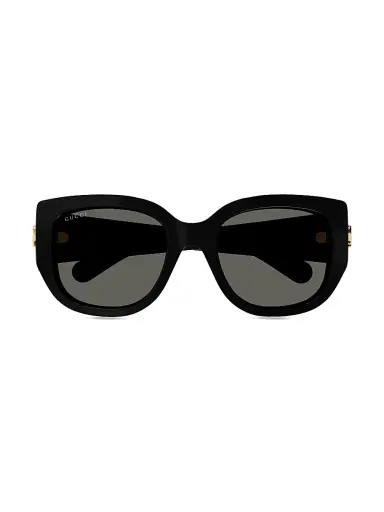 Gucci Women's GG Corner 52MM Round Injection Sunglasses - Black Grey | Thumbnail 2 Gucci Women's GG Corner 52MM Round Injection Sunglasses - Black Grey | Thumbnail 2