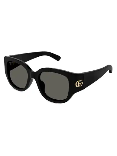 Gucci Women's GG Corner 52MM Round Injection Sunglasses - Black Grey | Thumbnail 1 Gucci Women's GG Corner 52MM Round Injection Sunglasses - Black Grey | Thumbnail 1